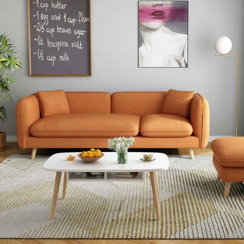 Modern Living Room Nubuck Leather Loveseat Sofa Factory Luxury Microfiber Fabric Loveseat Couch Microfiber Leather Sofa Design