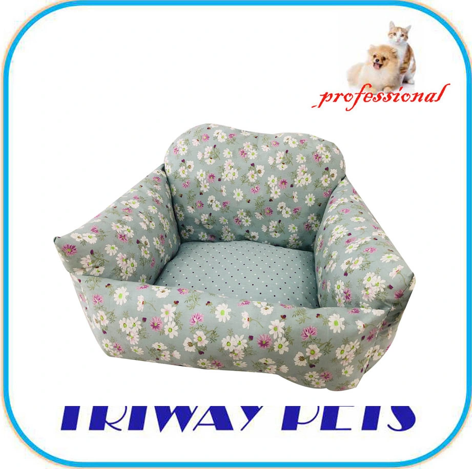 New Designed Printed Cotton Dog Pet Sofa